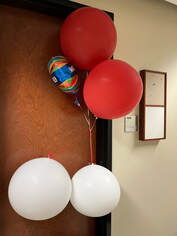 Welcome balloon